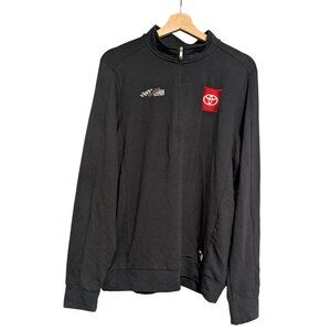 Joe Gibbs Racing Nascar Toyota Long Sleeve Zip Pullover Shirt Mens Size L